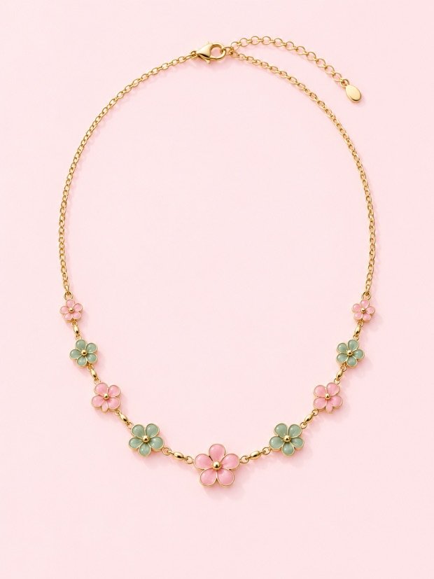 Collier Montmartre en acier inoxydable doré