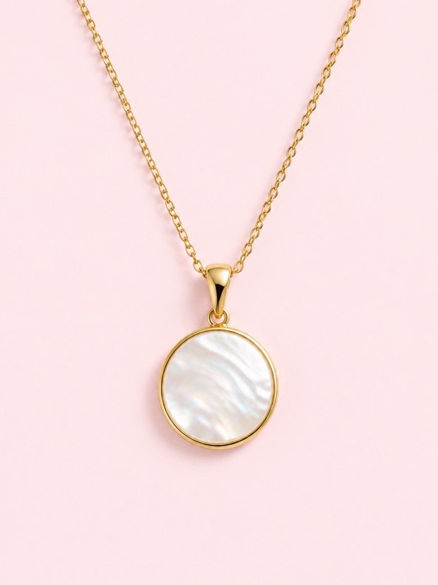 Collier Haussmann en acier inoxydable doré