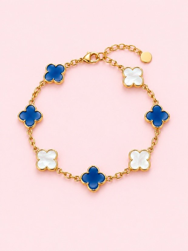 Bracelet Palais-Royal en acier inoxydable doré