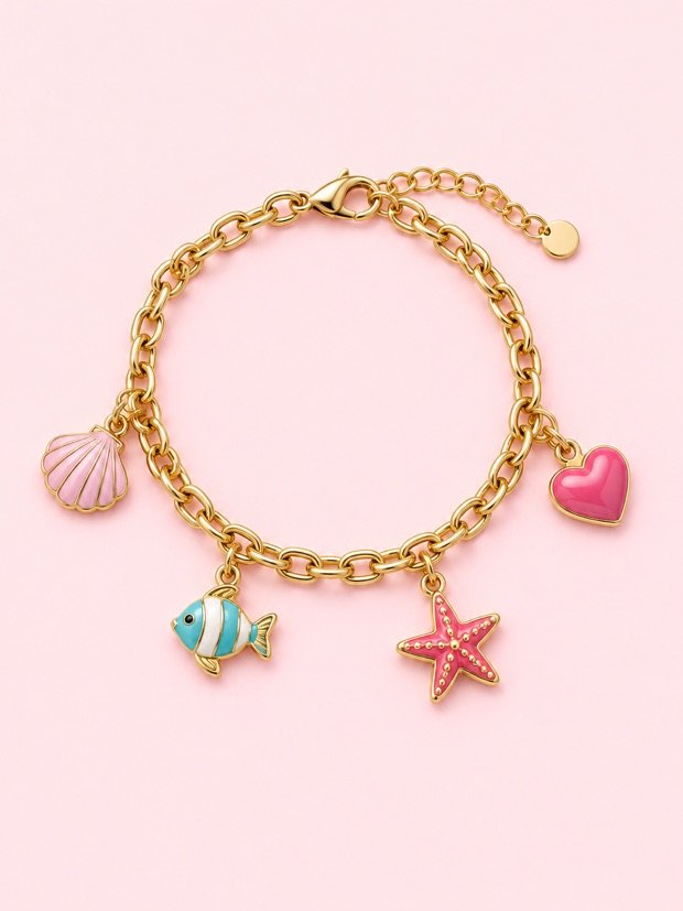 Bracelet Marceau en acier inoxydable doré