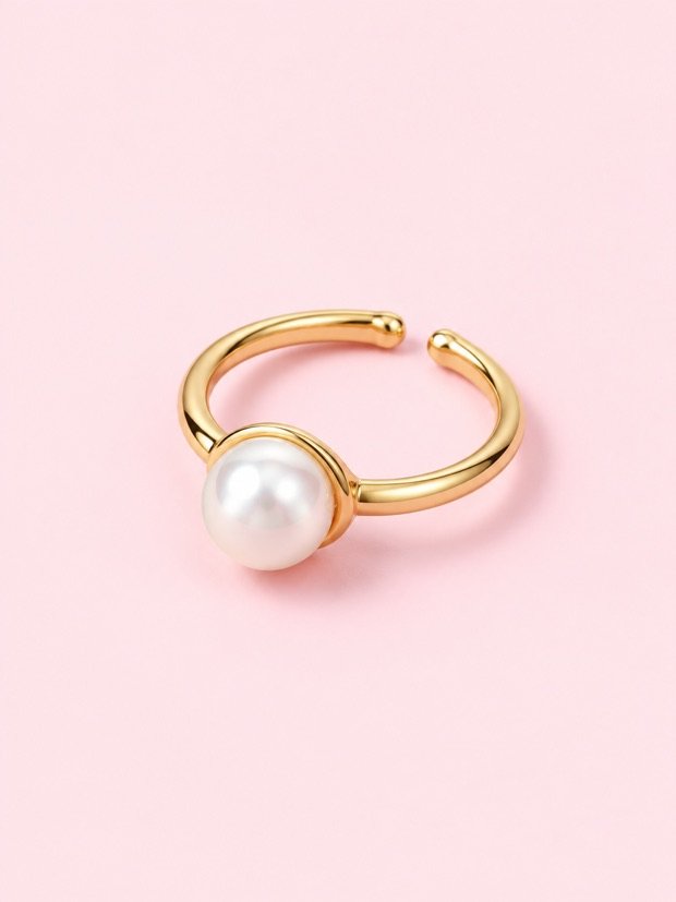 Bague Raspail en acier inoxydable doré