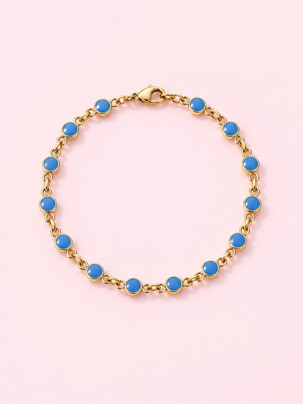 Bracelet Saint-Honoré en acier inoxydable doré